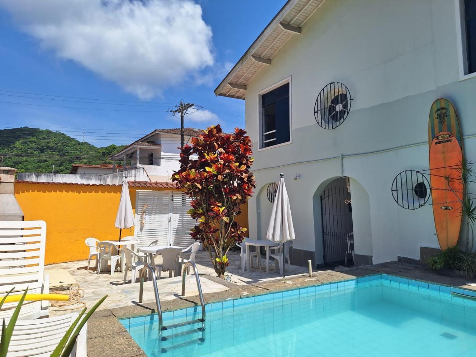Pousada Casa Da Praia Guarujá Eksteriør billede